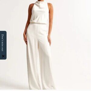 NWT Abercombie and fitch High-Neck Draped Jumpsuit